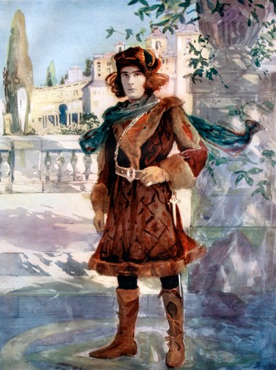 Henry Brodribb Irving in As You Like It, c1902 by Ellis and Walery