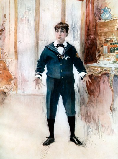 Weedon Grossmith in The New Boy by Ellis and Walery