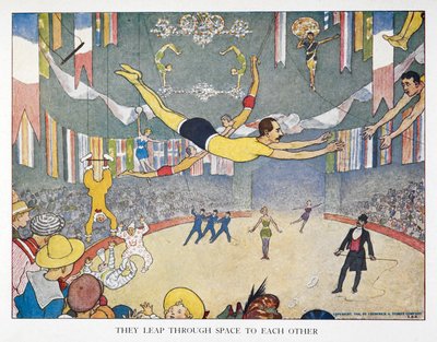 They leap through space to each other by Elmer Boyd Smith