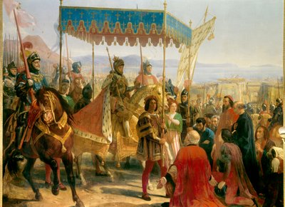 Entry of Charles VIII in Naples by Eloi Firmin Feron