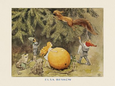 The Sun Egg - The Squirrel by Elsa Beskow