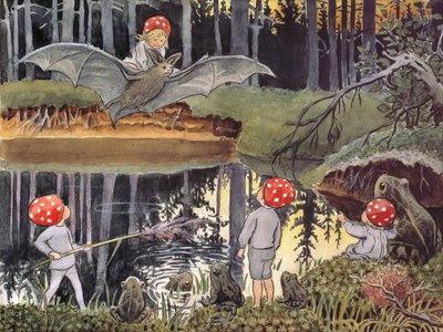 The Tomte Children The Bat by Elsa Beskow