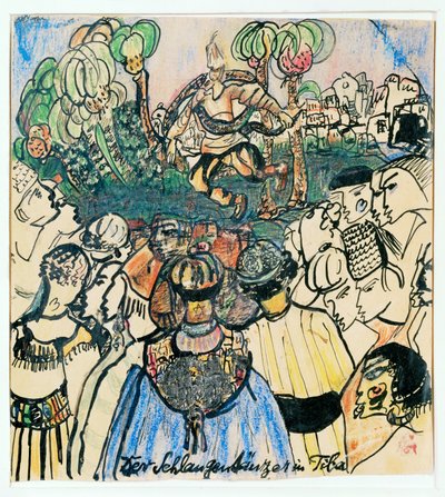 The snake-dancer in Tiba by Else Lasker Schüler