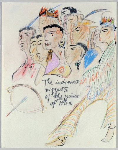 The indianer niggers of the prince of Tiba by Else Lasker Schüler
