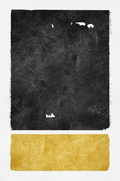 Abstract Gold Black Contrast by Ema Paraschiv