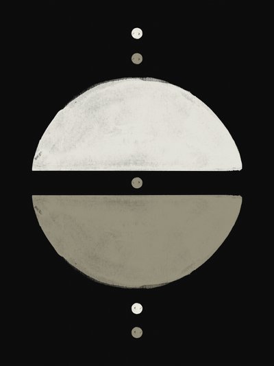 Balanced Abstract Circle by Ema Paraschiv