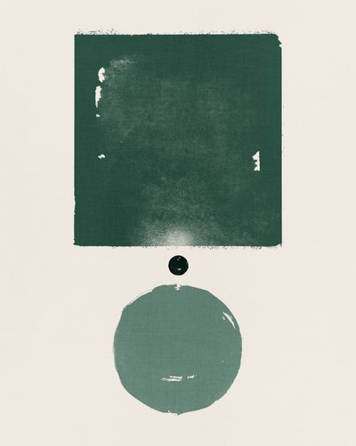 Balanced Green Shapes by Ema Paraschiv