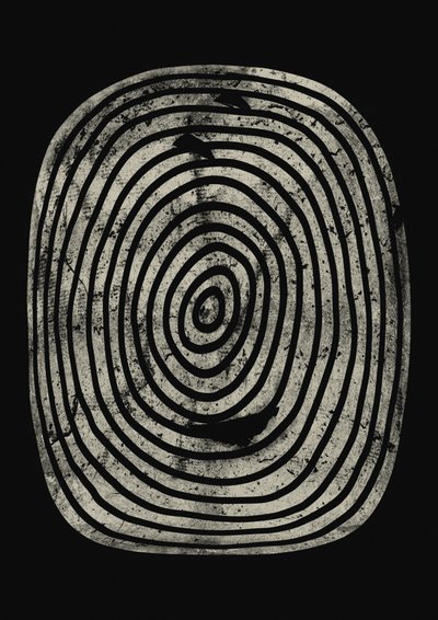 Distressed Concentric Rings by Ema Paraschiv