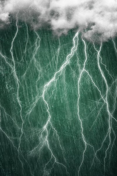 Dramatic Lightning Storm by Ema Paraschiv