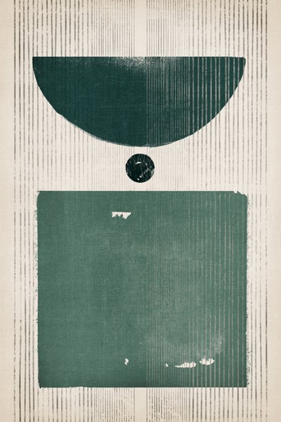 Green Geometric Balance by Ema Paraschiv