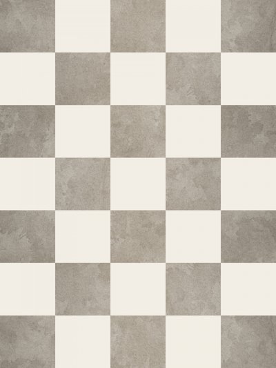 Grey Checkerboard Pattern by Ema Paraschiv