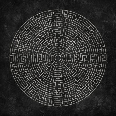 Intricate Circular Maze by Ema Paraschiv