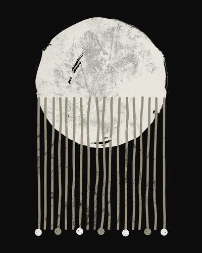 Minimal Moon Lines by Ema Paraschiv