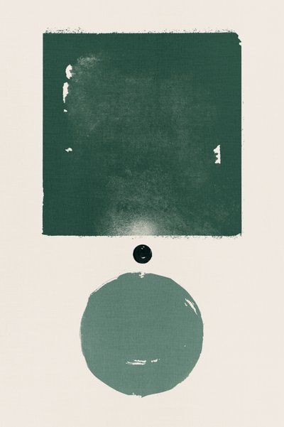 Minimalist Green Shapes by Ema Paraschiv