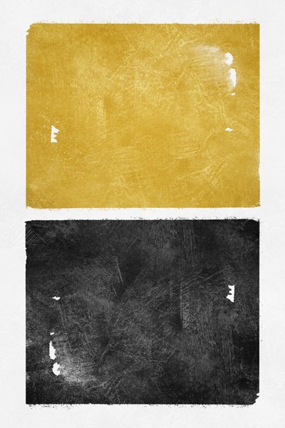 Modern Gold Black Blocks by Ema Paraschiv