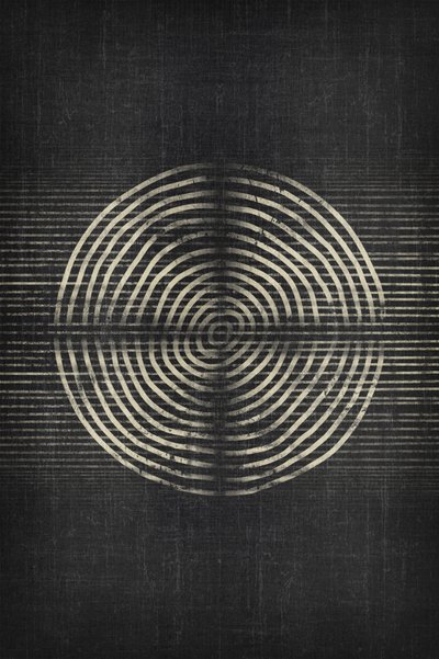 Textured Geometric Circles by Ema Paraschiv