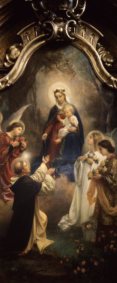 Our Lady of the Rosary by Emanuel Dítě