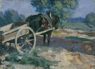 The Cart Horse by Emanuel Franz Hegenbarth