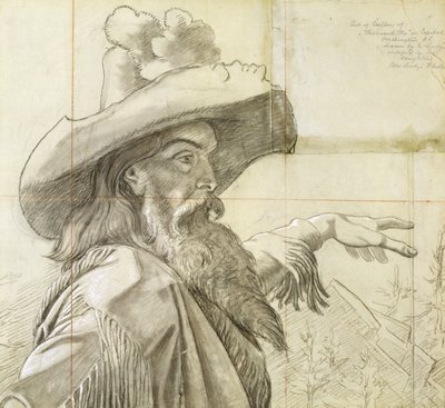 (Detail) Westward the Course of Empire by Emanuel Gottlieb Leutze