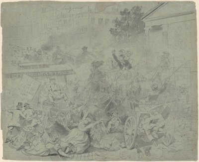 New York—Street Scene by Emanuel Gottlieb Leutze