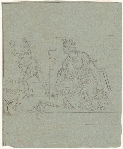 Political Cartoon of the American Civil War by Emanuel Gottlieb Leutze