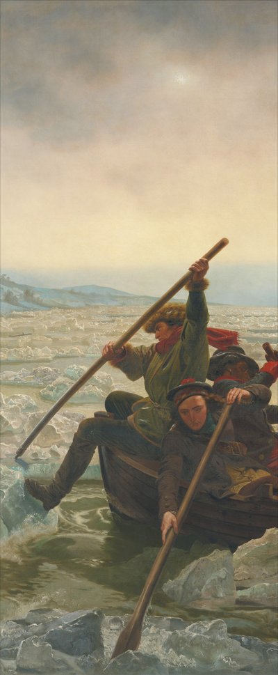 Washington Crossing the Delaware River by Emanuel Gottlieb Leutze