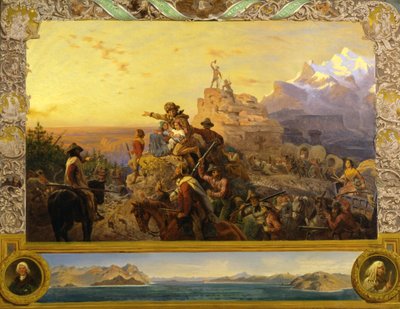 Westward the Course of Empire Takes Its Way (mural study, U.S. Capitol) by Emanuel Gottlieb Leutze