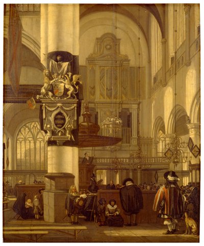 Interior of a Church by Emanuel de Witte