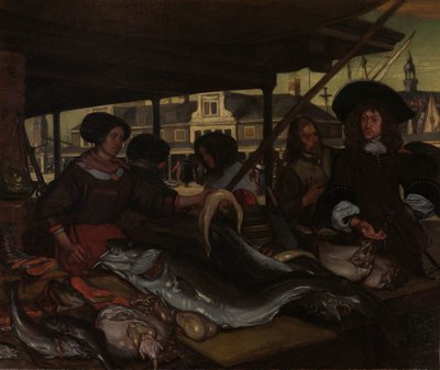 The Nieuwe Vismarkt (New Fish Market) in Amsterdam by Emanuel de Witte
