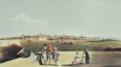 General View of Buenos Aires from the Plaza del Toros, from Picturesque Illustrations of Buenos Aires and Montevideo by Emeric Essex after Vidal