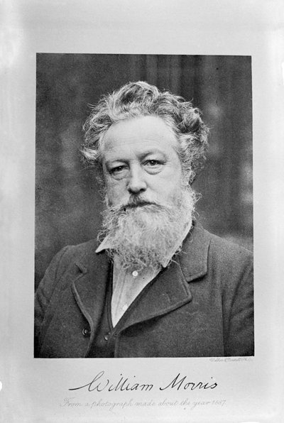 Portrait of William Morris, ca 1887 by Emery Walker