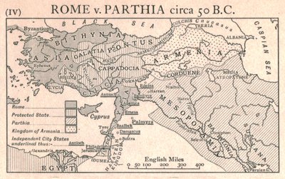 Rome v. Parthia, circa 50 B.C. by Emery Walker Ltd