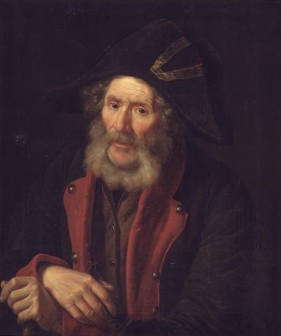 An Old Invalid. Portrait of a Soldier by Emil Ditlev Bærentzen