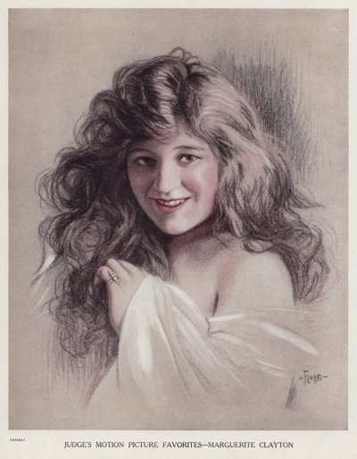 Marguerite Clayton, American Silent Film Actress by Emil Flohri