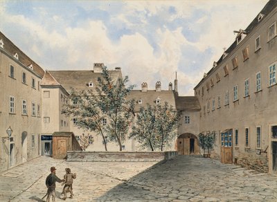 The Former Carmelite Nunnery and Later Police Prison in Sterngasse in Vienna by Emil Hütter