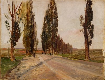 Boulevard of Poplars near Plankenberg, c. 1890 by Emil Jakob Schindler