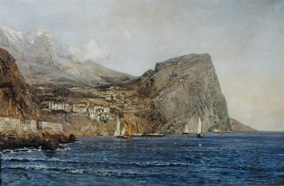 Coastal Landscape in Dalmatia by Emil Jakob Schindler
