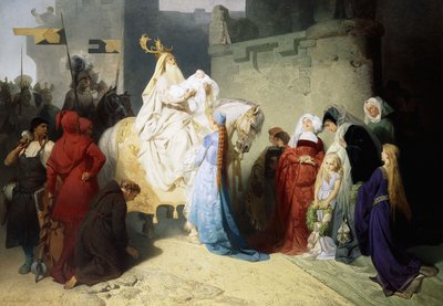 Merlin Presenting the Future King Arthur by Emil Johann Lauffer