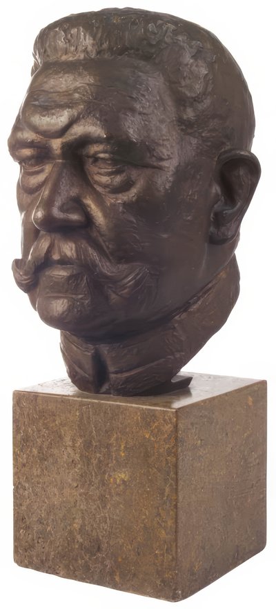 World War I, Historical, First, War, Paul von Hindenburg Bronze Head by Emil Jungblut