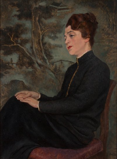 Portrait of a Lady by Emil Orlik
