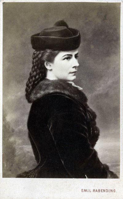 Portrait of Elisabeth de Wittelsbach (1837-1898) (Sissi), Empress of Austria and Queen of Hungary. Photography in the Workshop of Emil Rabending by Emil Rabending