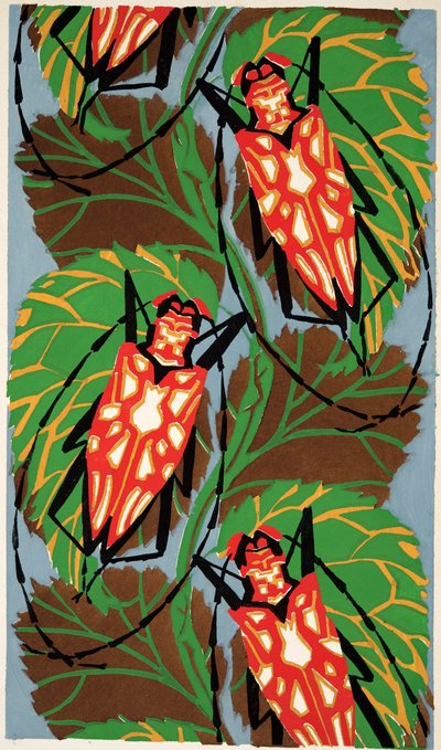 Detail from Plate 19 from Insectes, pub. 1930
