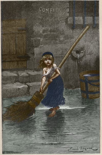 Cosette, illustration from 