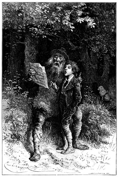 Illustration by Emile Bayard for the novel by Hector Malot 