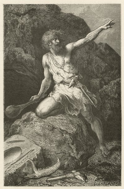 Man in the Stone Age by Emile Antoine Bayard