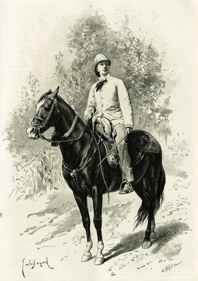 Portrait of Jane Dieulafoy by Emile Antoine Bayard