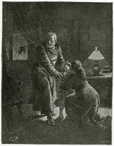 The Night Attack Place des Barricades - Illustration from Depuis l’exil by Emile Antoine Bayard