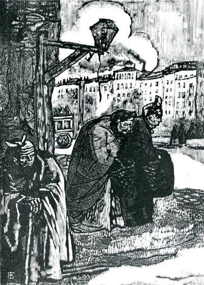 Illustration for Poems by Charles Baudelaire (1821-67) by Emile Bernard