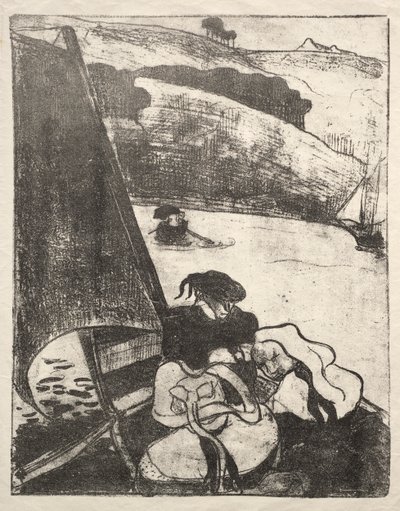 Les Bretonneries: The Return from the Pilgrimage by Emile Bernard
