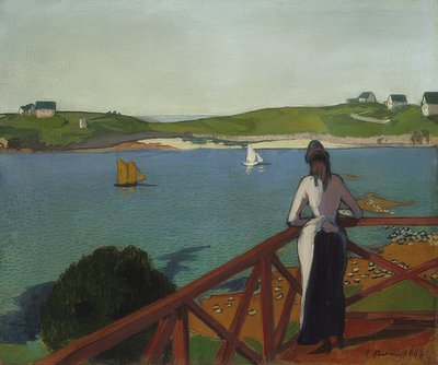 Afternoon in Saint-Briac. 1887 by Emile Bernard